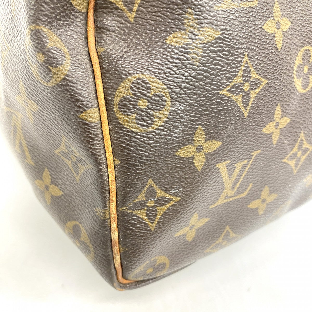 【6fc3377】ルイヴィトン ハンドバッグ モノグラム スピーディ35 M41107 ブラウン【中古】レディース