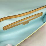 【6fc3382】ルイヴィトン ショルダーバッグ ヴェルニ ポシェットフルール M91118 イエロー マルチカラー【中古】レディース