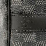 【6fc3385-k】ルイヴィトン ボストンバッグ ダミエ・グラフィット キーポルバンドリエール45 N41418 ブラック グレー【中古】メンズ レディース ユニセックス