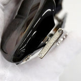 【6fc3407-e】シャネル サングラス 5149-B-A プラスチック ブラック シルバー金具【中古】レディース