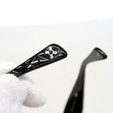 【6fc3407-e】シャネル サングラス 5149-B-A プラスチック ブラック シルバー金具【中古】レディース