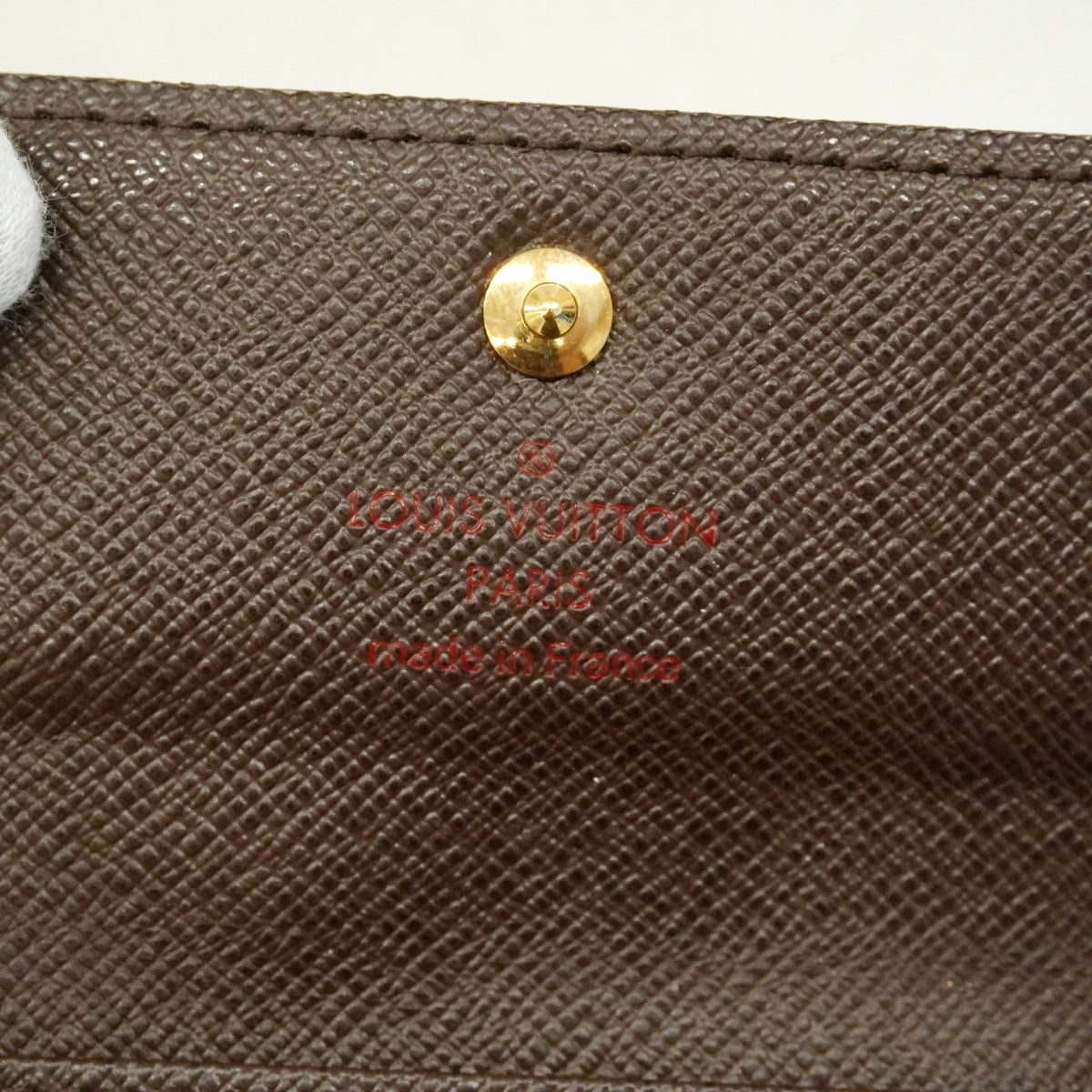【6fc3417】ルイヴィトン キーケース ダミエ ミュルティクレ4 N62631 エベヌ【中古】メンズ レディース ユニセックス