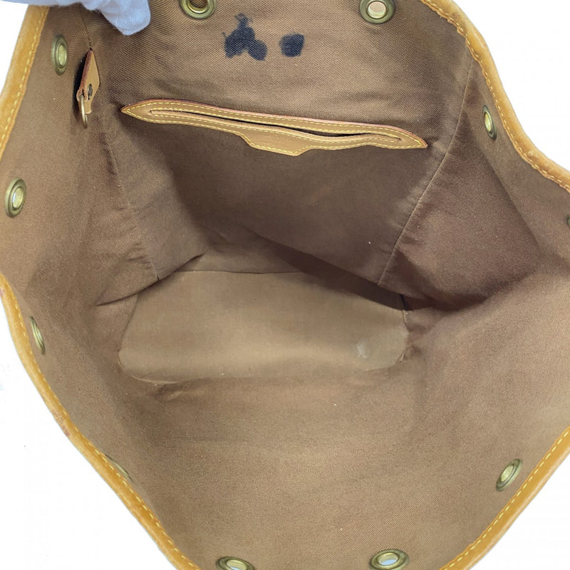 【6fc3443】ルイヴィトン リュック・デイパック モノグラム モンスリGM M51135 ブラウン【中古】レディース