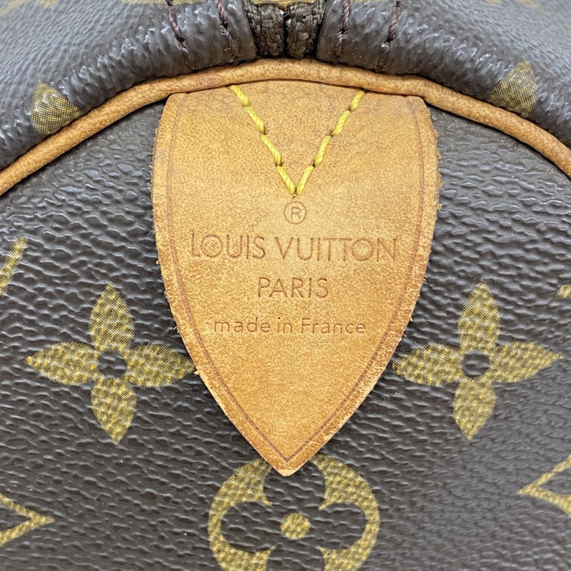 【6fc3446】ルイヴィトン ハンドバッグ モノグラム スピーディ35 M41107 ブラウン【中古】レディース