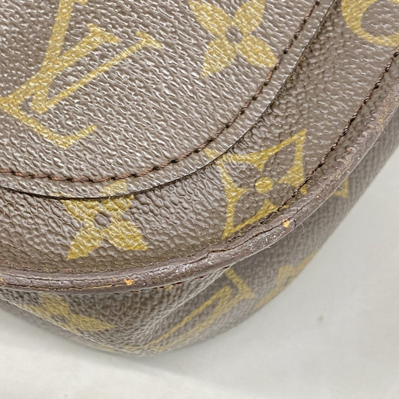 【6fc3468】ルイヴィトン ショルダーバッグ モノグラム サンクルーGM M51242 ブラウン【中古】レディース