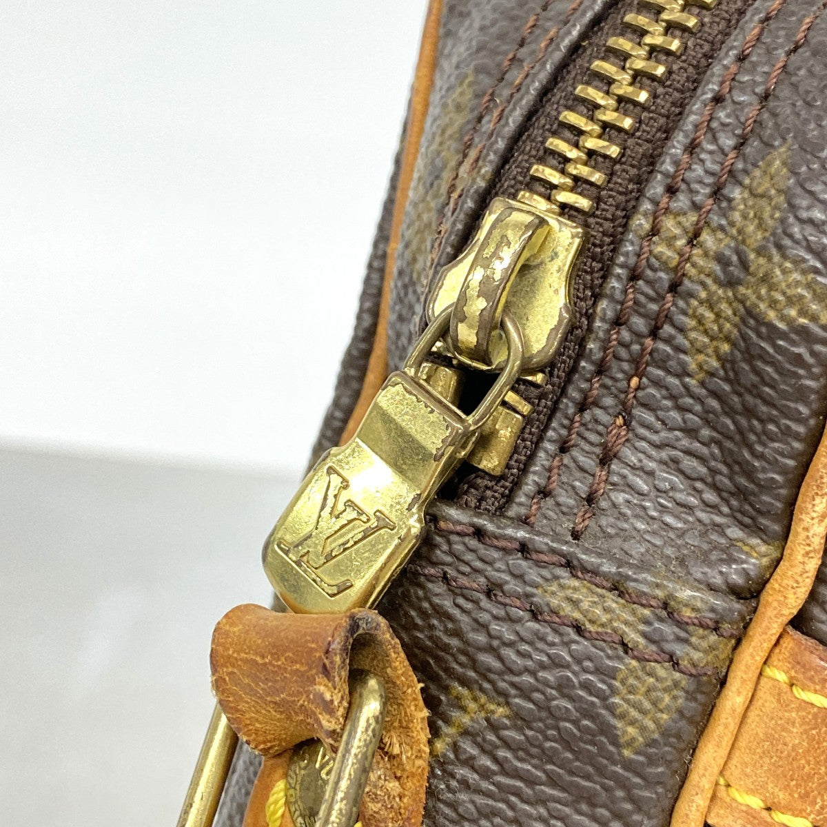【6fc3470】ルイヴィトン ショルダーバッグ モノグラム ダヌーブ M45266 ブラウン【中古】レディース