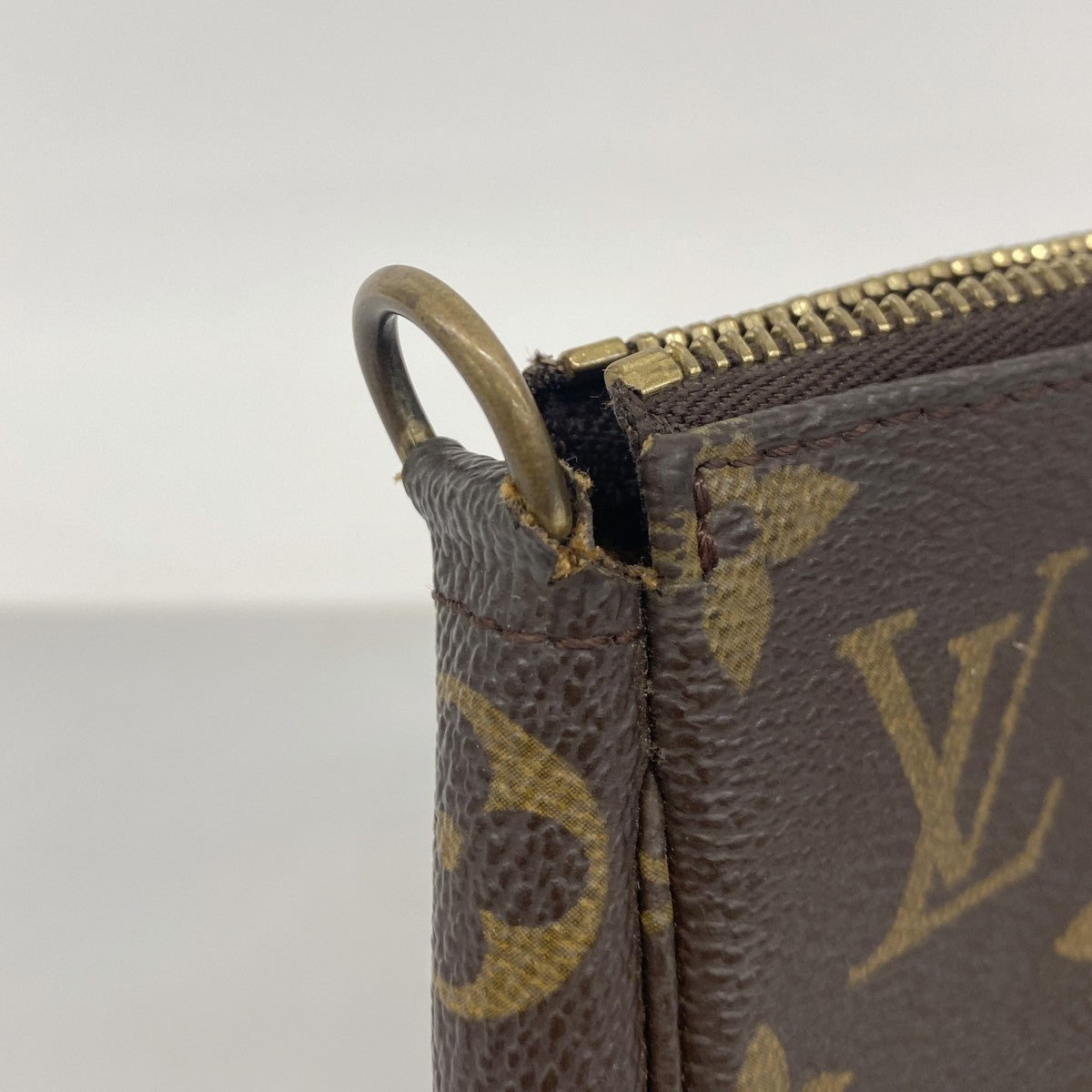 【6fc3482】ルイヴィトン ポーチ モノグラム ポシェットアクセソワール M51980 ブラウン【中古】レディース