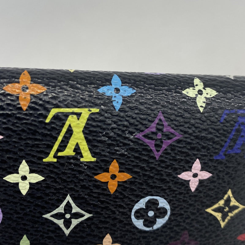 【6fc3485】ルイヴィトン キーケース モノグラム・マルチカラー ミュルティクレ4 M93732 ノワール/グルナード【中古】メンズ レディース ユニセックス