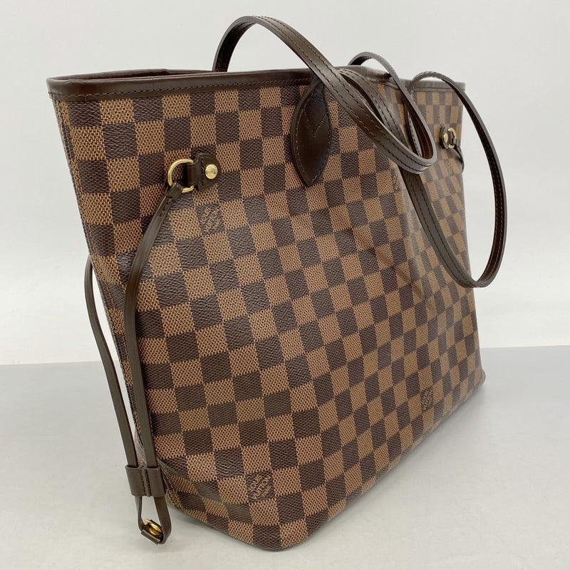 【6fc3491】ルイヴィトン トートバッグ ダミエ ネヴァーフルMM N41358 エベヌ【中古】レディース