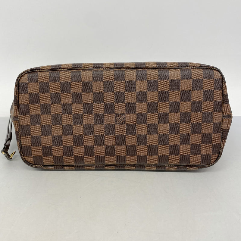 【6fc3491】ルイヴィトン トートバッグ ダミエ ネヴァーフルMM N41358 エベヌ【中古】レディース