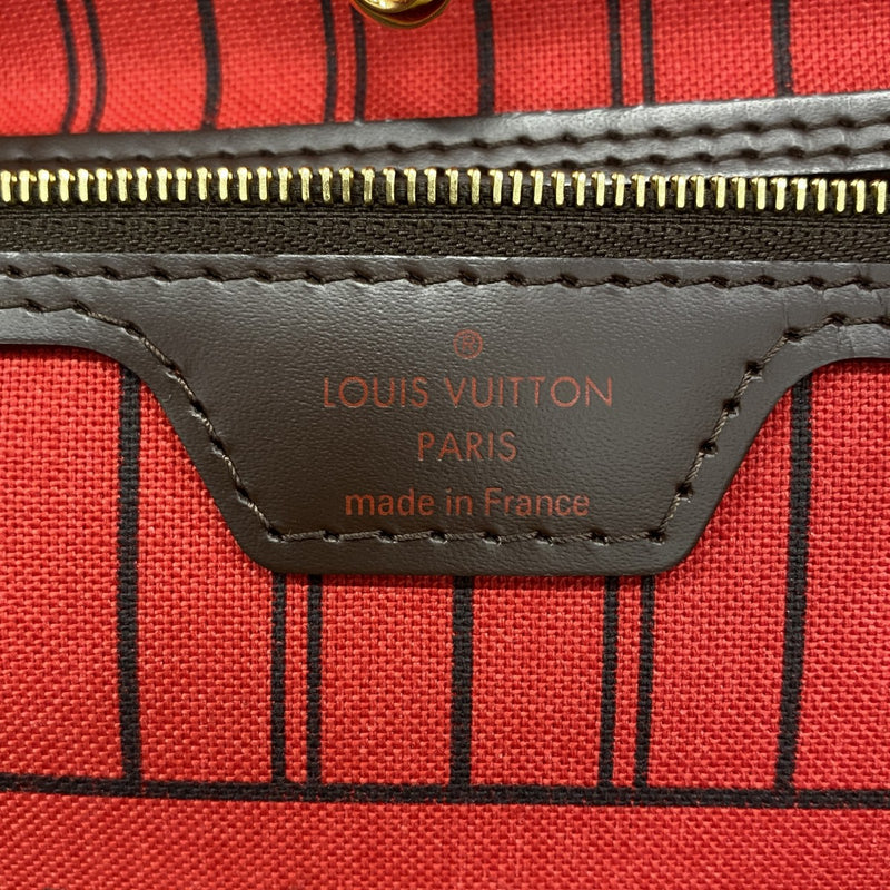 【6fc3491】ルイヴィトン トートバッグ ダミエ ネヴァーフルMM N41358 エベヌ【中古】レディース
