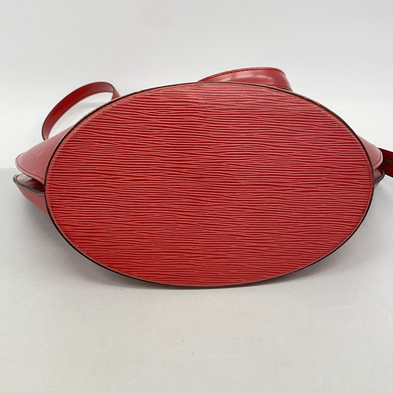 【6fc3492】ルイヴィトン ショルダーバッグ エピ サンジャックショッピング M52267 カスティリアンレッド【中古】レディース