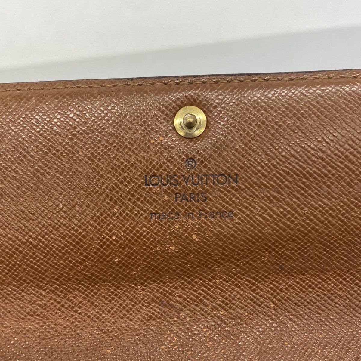 【6fc3495】ルイヴィトン 長財布 モノグラム ポシェットポルトモネクレディ M61725 ブラウン【中古】レディース