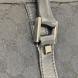 【6fc3497】グッチ ハンドバッグ GGキャンバス 000 0846 キャンバス ブラック シルバー金具【中古】レディース