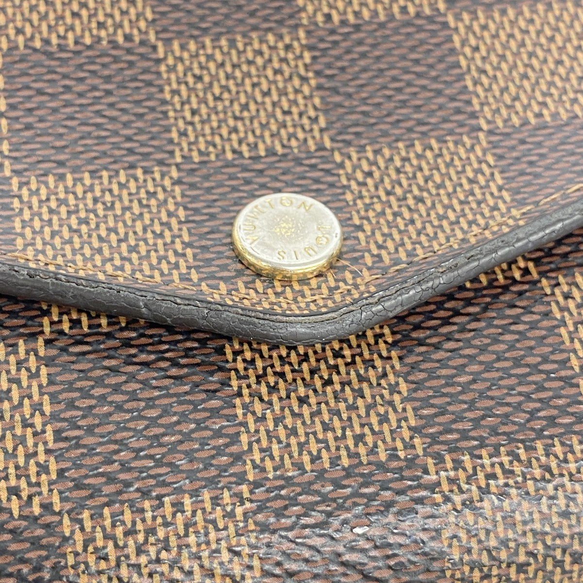【6fc3503】ルイヴィトン 長財布 ダミエ ポルトフォイユサラ N60114 ローズバレリーヌ【中古】レディース