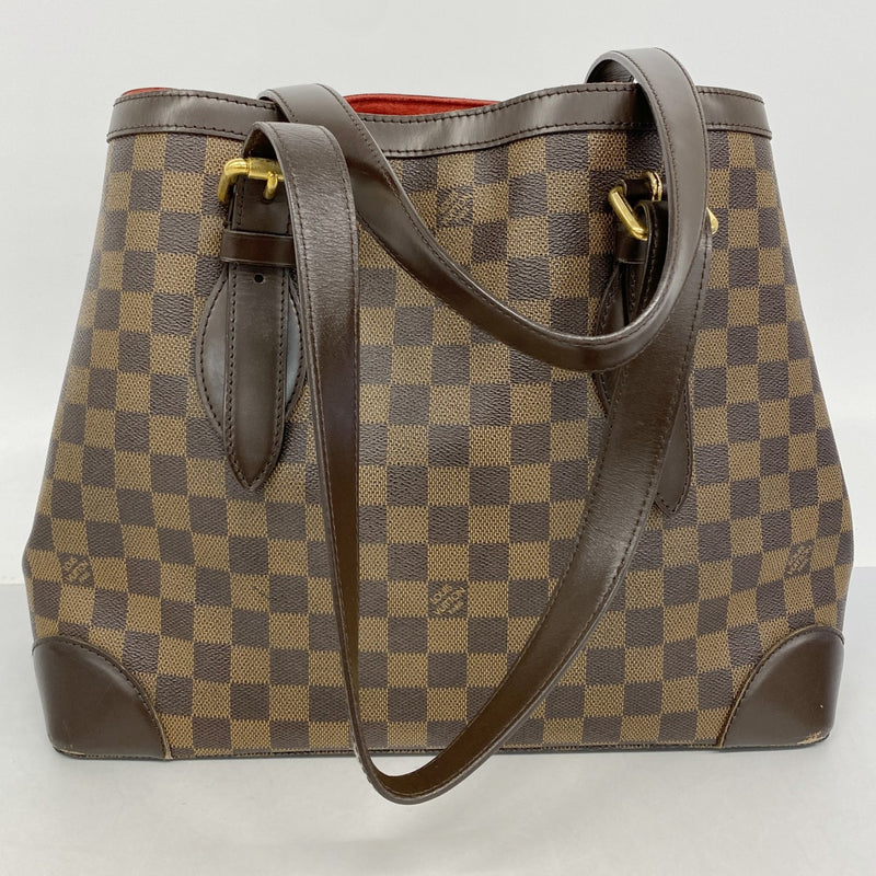 【6fc3511】ルイヴィトン トートバッグ ダミエ ハムステッドMM N51204 エベヌ【中古】レディース