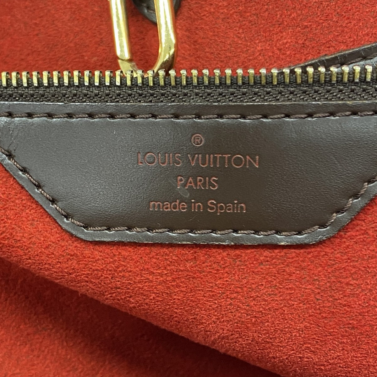 【6fc3511】ルイヴィトン トートバッグ ダミエ ハムステッドMM N51204 エベヌ【中古】レディース