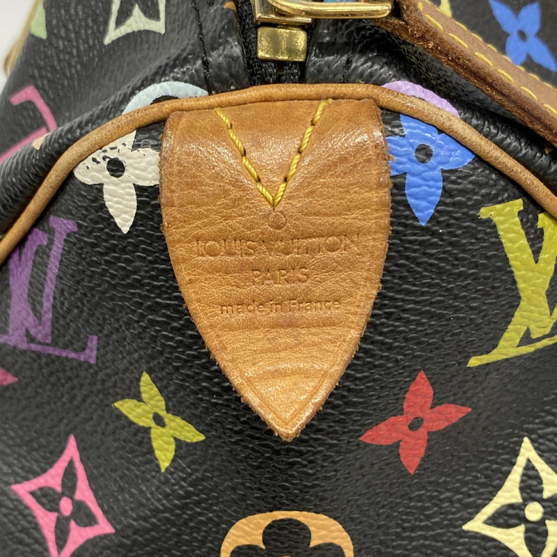【6fc3512】ルイヴィトン ハンドバッグ モノグラム・マルチカラー スピーディ30 M92642 ノワール【中古】レディース