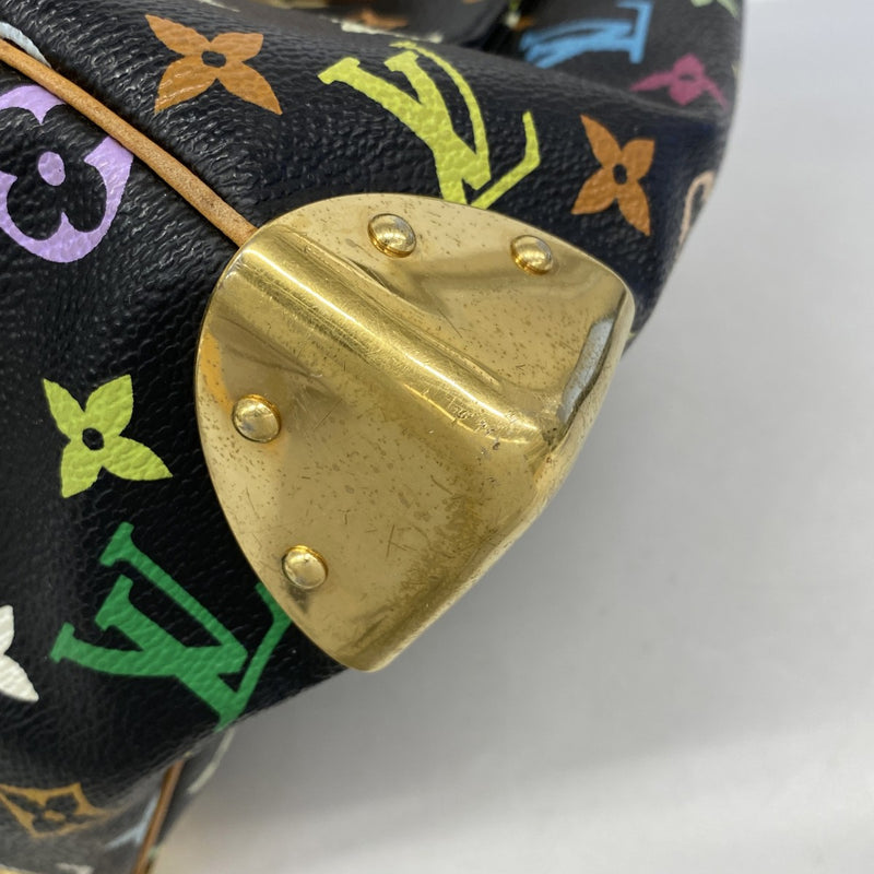 【6fc3512】ルイヴィトン ハンドバッグ モノグラム・マルチカラー スピーディ30 M92642 ノワール【中古】レディース