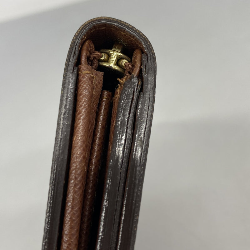 【6fc3546】ルイヴィトン 財布 モノグラム ポルトフォイユトレゾール M61736 ブラウン【中古】レディース