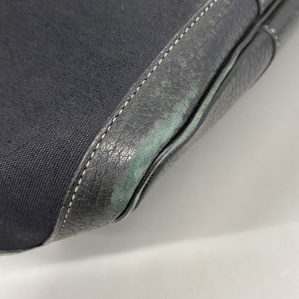 【6fc3566】エルメス トートバッグ ガーデンパーティPM トワルオフィシエ ブラック シルバー金具 □I刻印【中古】レディース