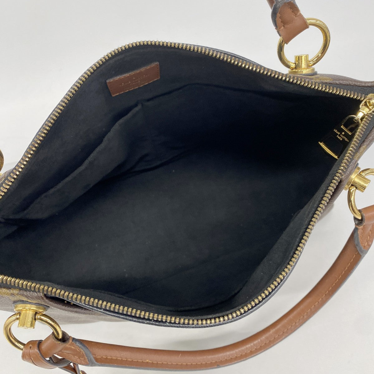 【6fc3568】ルイヴィトン ハンドバッグ モノグラム VトートMM M43948 ブラウン【中古】レディース
