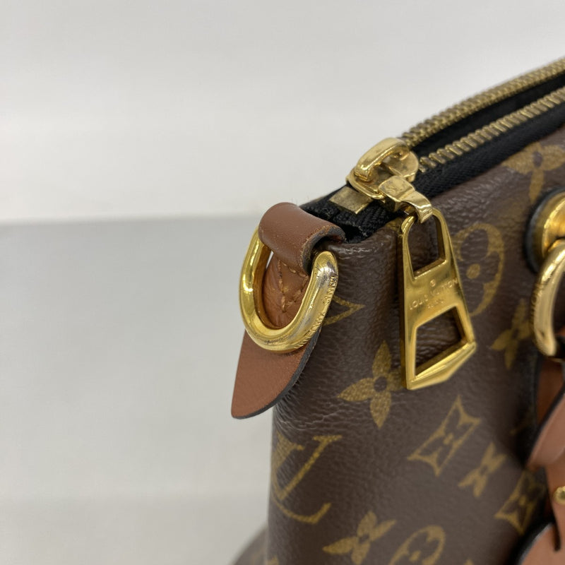 【6fc3568】ルイヴィトン ハンドバッグ モノグラム VトートMM M43948 ブラウン【中古】レディース