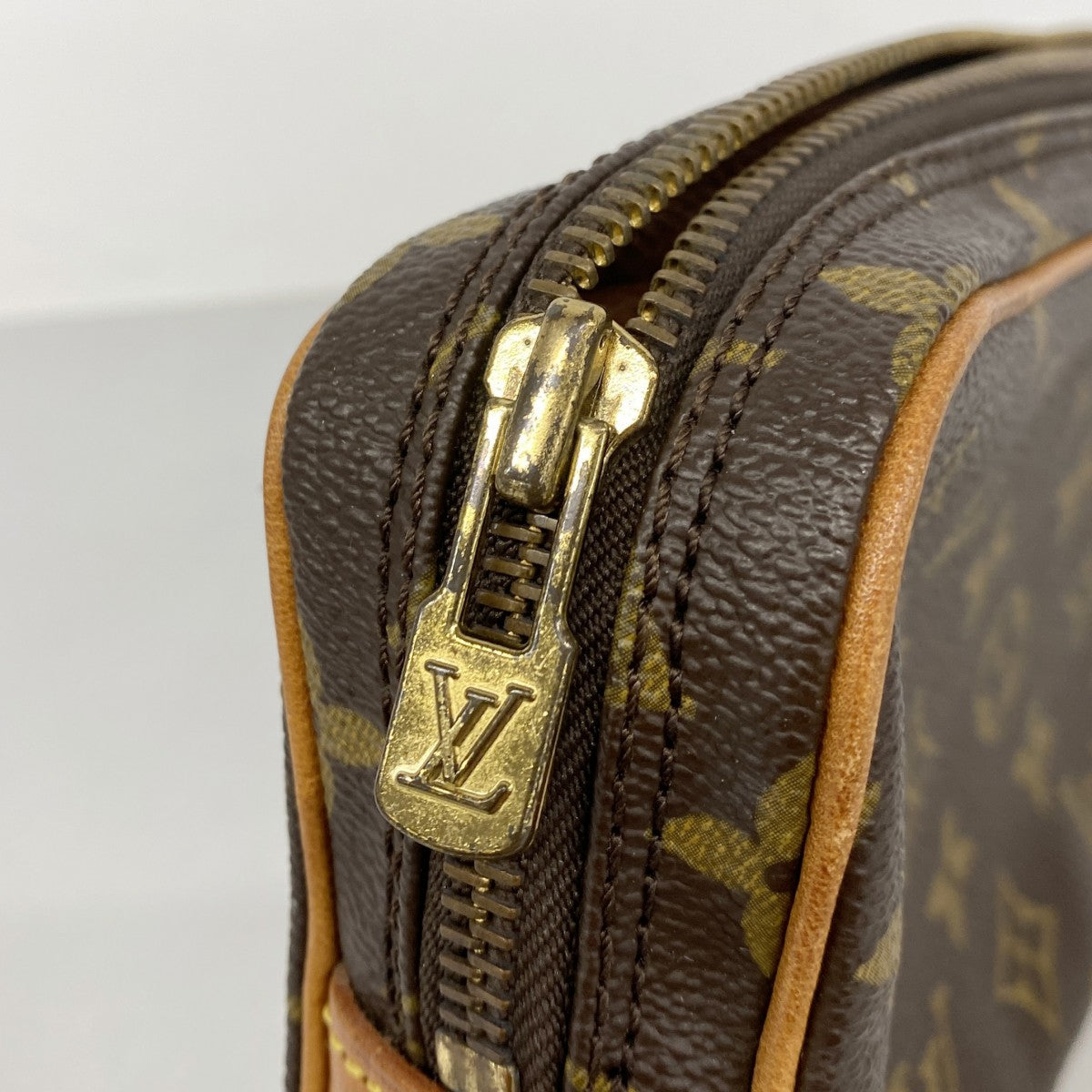 【6fc3569】ルイヴィトン ショルダーバッグ モノグラム ポシェットマルリーバンドリエール M51828 ブラウン【中古】レディース
