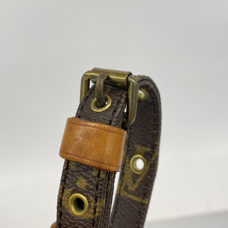 【6fc3569】ルイヴィトン ショルダーバッグ モノグラム ポシェットマルリーバンドリエール M51828 ブラウン【中古】レディース