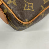 【6fc3569】ルイヴィトン ショルダーバッグ モノグラム ポシェットマルリーバンドリエール M51828 ブラウン【中古】レディース
