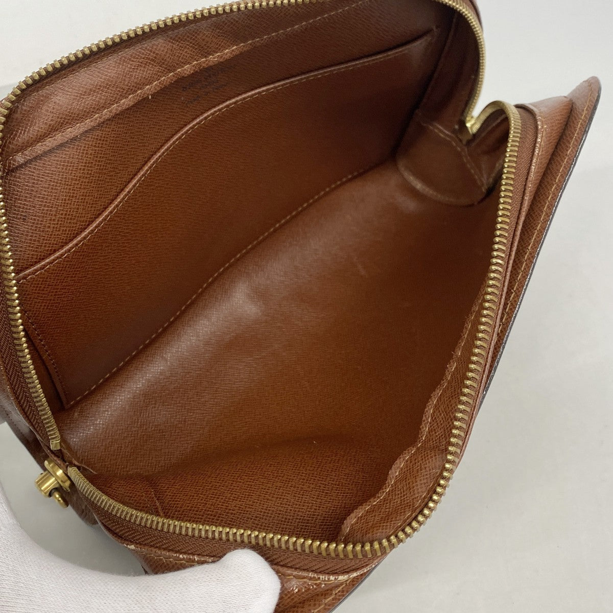 【6fc3570】ルイヴィトン クラッチバッグ モノグラム オルセー M51790 ブラウン【中古】レディース