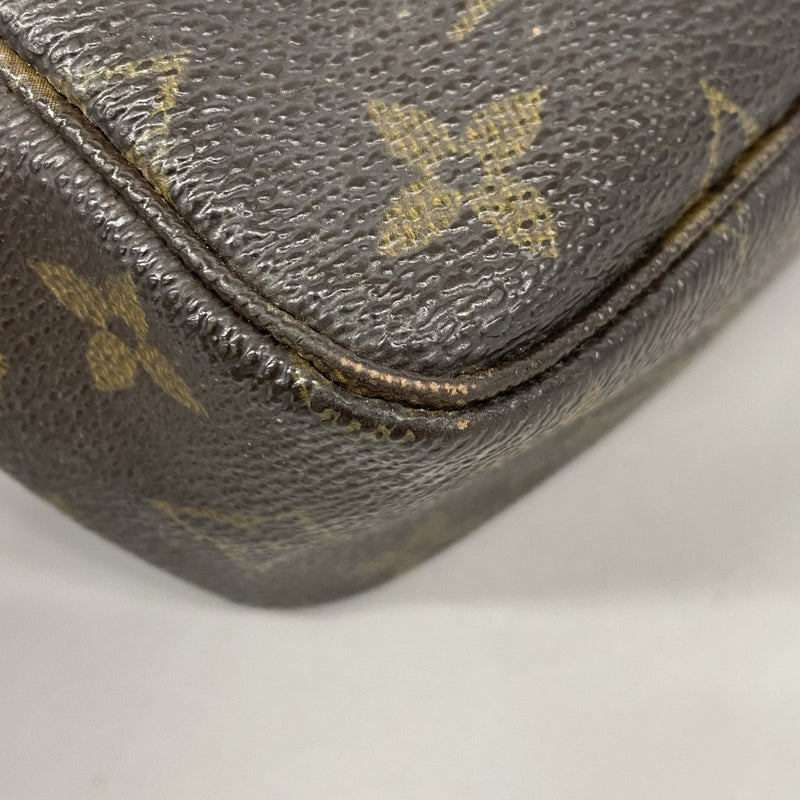【6fc3571】ルイヴィトン ポーチ モノグラム トゥルーストワレット23 M47524 ブラウン【中古】レディース