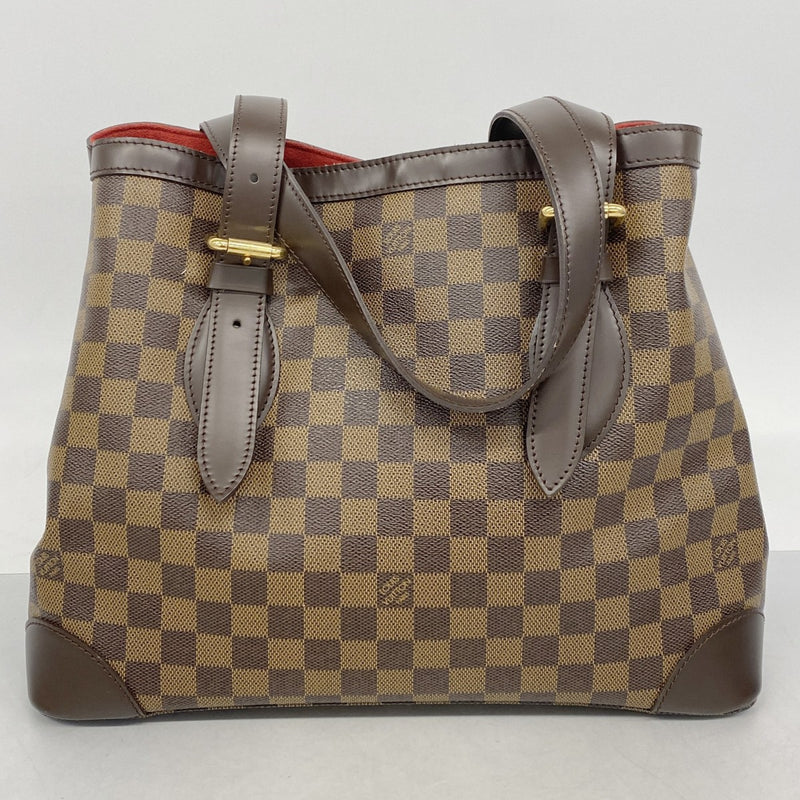 【6fc3572】ルイヴィトン トートバッグ ダミエ ハムステッドMM N51204 エベヌ【中古】レディース