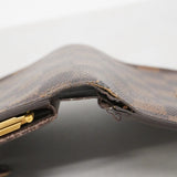 【6fc3584】ルイヴィトン 財布 ダミエ ポルトフォイユヴィエノワ M61674 ブラウン【中古】レディース