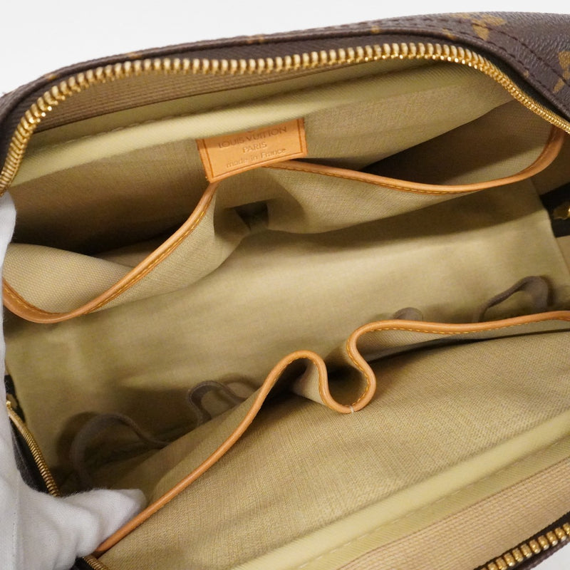【6fc3608】ルイヴィトン ハンドバッグ モノグラム ドーヴィル M47270 ブラウン【中古】レディース