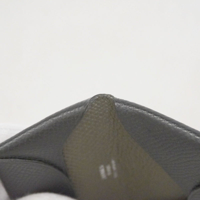 【6fc3614】エルメス コインケース バスティアヴェルソ ヴォーエプソン ブラック カノビ シルバー金具 Y刻印【中古】メンズ レディース ユニセックス