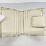 【6fc3626-k】グッチ 財布 グッチシマ 150672 レザー ベージュ ゴールド金具【中古】レディース