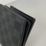 【6fc3632-k】ルイヴィトン 財布 ダミエ・グラフィット ポルトフォイユアメリゴNM N60053 ブラック【中古】メンズ