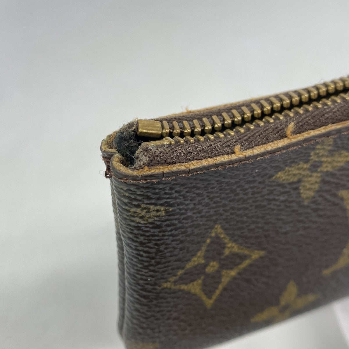 【6fc3633-k】ルイヴィトン コインケース モノグラム ポシェットクレ M62650 ブラウン【中古】メンズ レディース ユニセックス