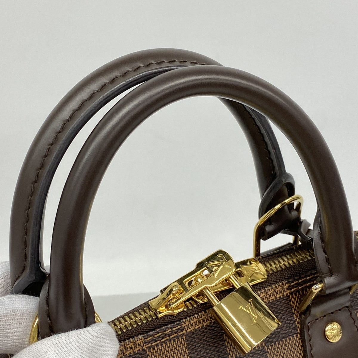 【6fc3657】ルイヴィトン ハンドバッグ ダミエ アルマPM N53151 エベヌ【中古】レディース