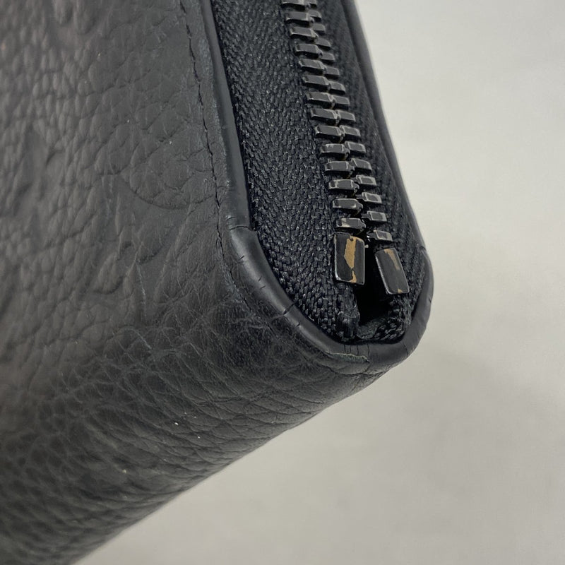 【6fc3666】ルイヴィトン 長財布 トリヨン ジッピーウォレットヴェルティカル M69047 ブラック【中古】メンズ