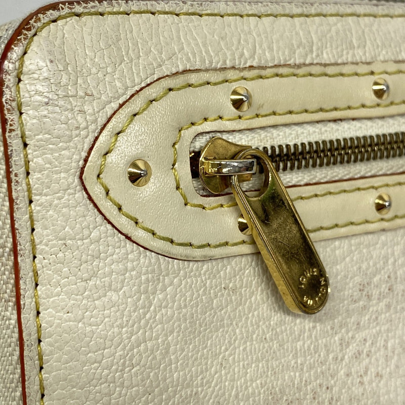 【6fc3667】ルイヴィトン 長財布 スハリ ジッピーウォレット M93026 アイボリー【中古】レディース
