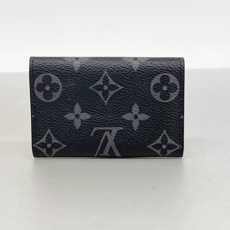 【6fc3668】ルイヴィトン キーケース モノグラム・エクリプス ミュルティクレ6 M82603 ブラック【中古】メンズ