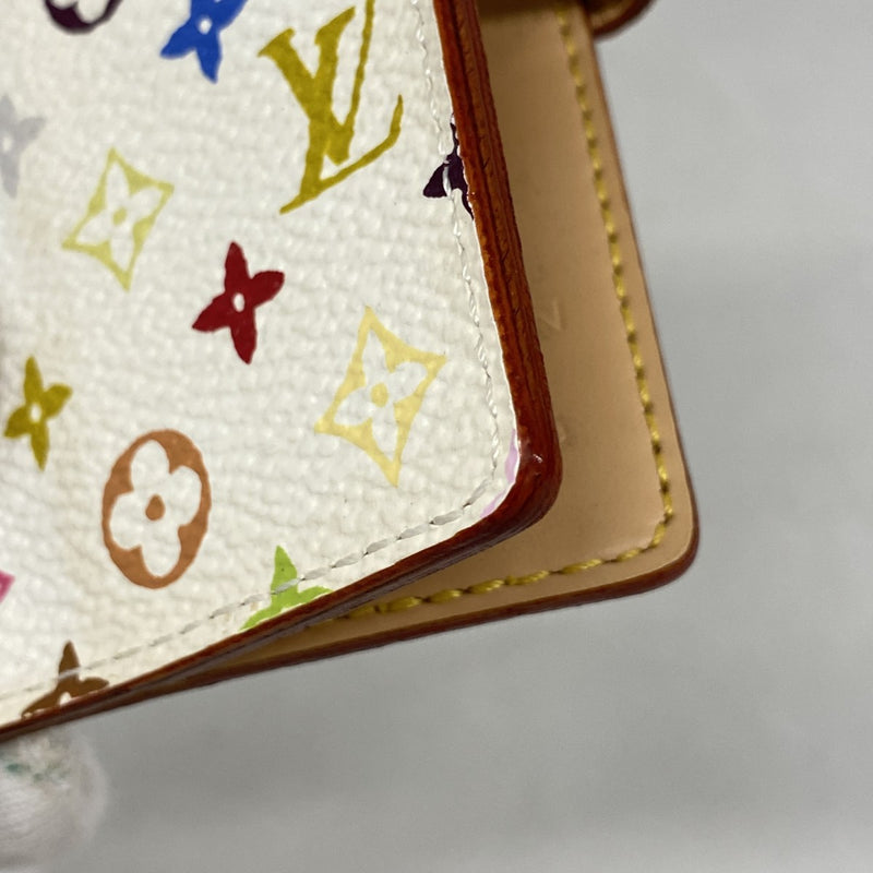 【6fc3669】ルイヴィトン 手帳カバー モノグラム・マルチカラー アジェンダミニ M92653 ブロン【中古】レディース