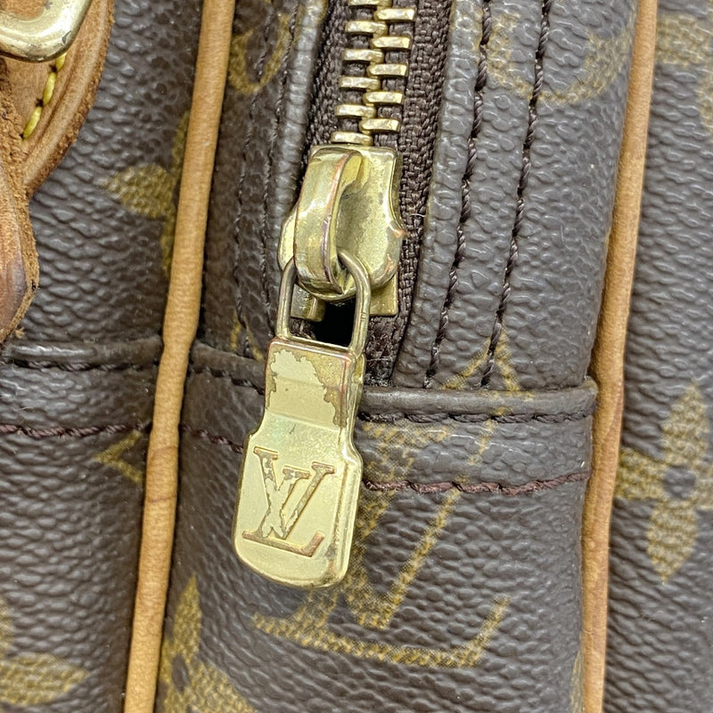 【6fc3675】ルイヴィトン ショルダーバッグ モノグラム リポーターPM M45254 ブラウン【中古】レディース