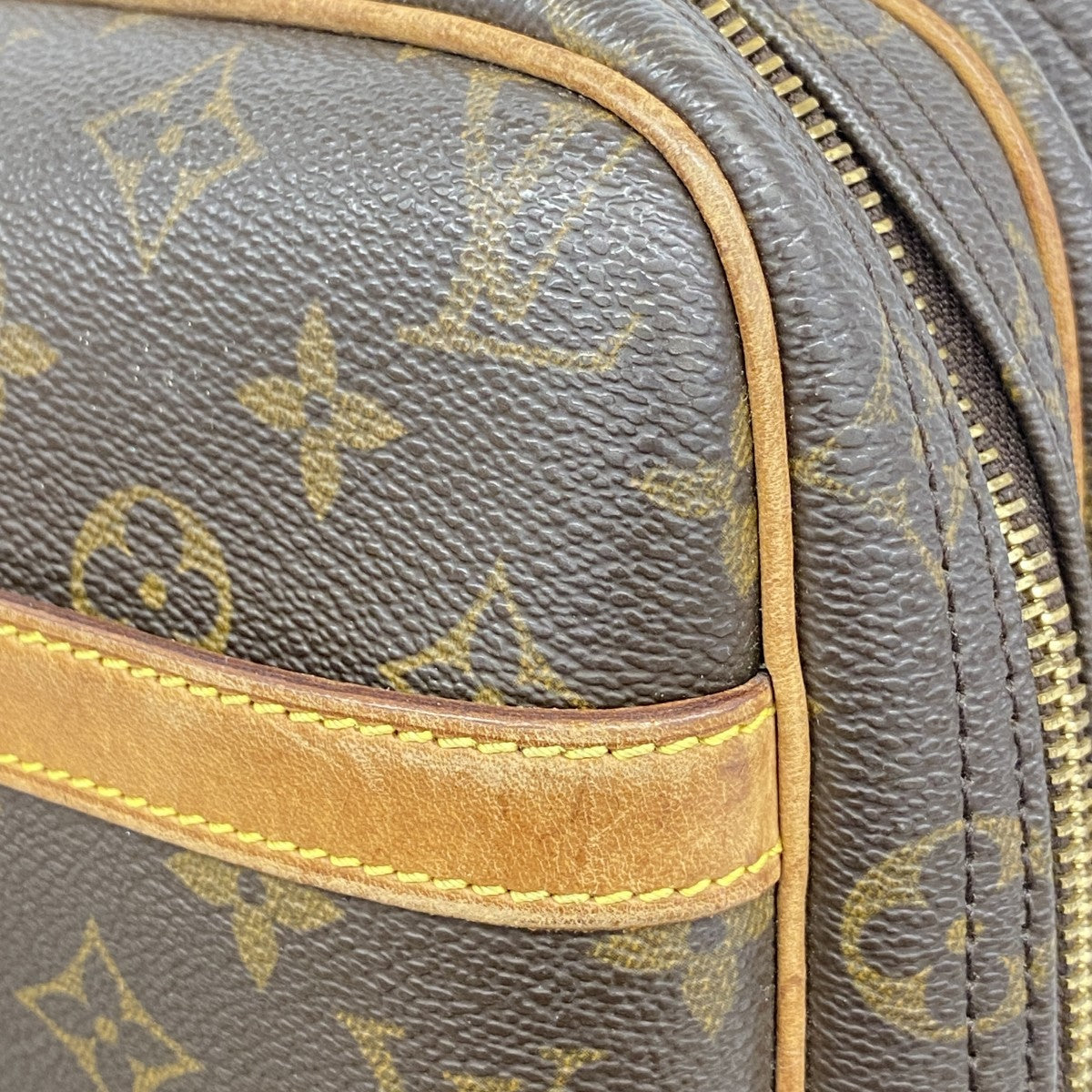 【6fc3675】ルイヴィトン ショルダーバッグ モノグラム リポーターPM M45254 ブラウン【中古】レディース