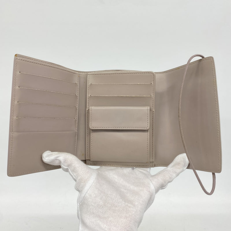 【6fc3677】ルイヴィトン 三つ折り財布 エピ ポルトフォイユエラスティック M63468 ライラック【中古】レディース