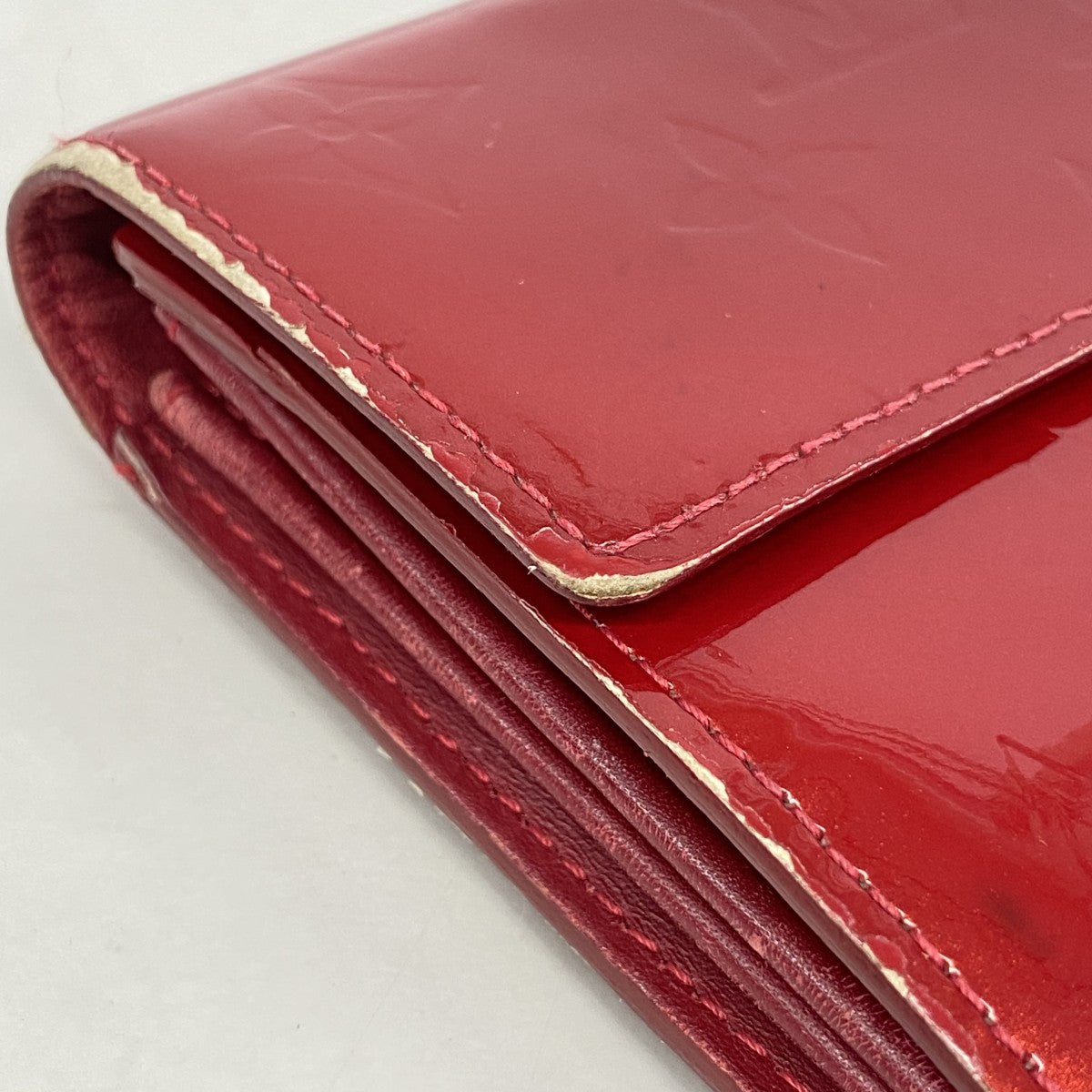 【6fc3678】ルイヴィトン 長財布 ヴェルニ ポルトフォイユサラ M93530 ポムダムール【中古】レディース