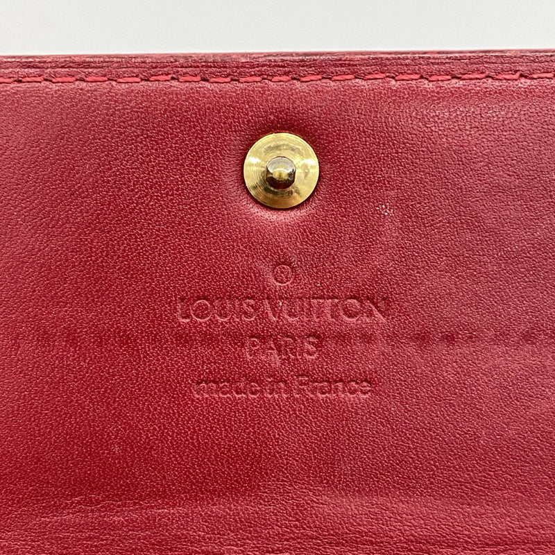 【6fc3678】ルイヴィトン 長財布 ヴェルニ ポルトフォイユサラ M93530 ポムダムール【中古】レディース