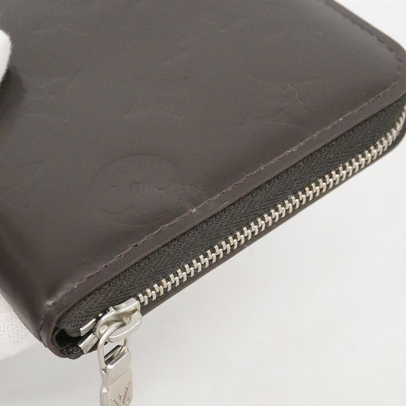 【6fc3688】ルイヴィトン 財布 モノグラム グラセ ポルトビェモネジップ M66510 カフェ【中古】メンズ レディース ユニセックス